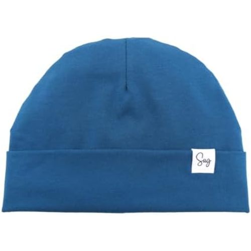 Jersey Beanie Hat for Newborn Baby Boys Girls Silky Satin Lined Hats Bonnet Toddler Infant Little Kids Beanies Caps