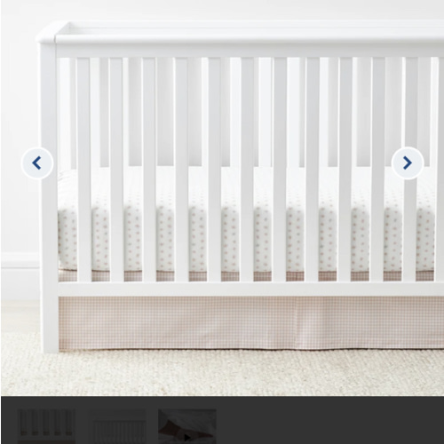 Organic Cotton Crib Skirt