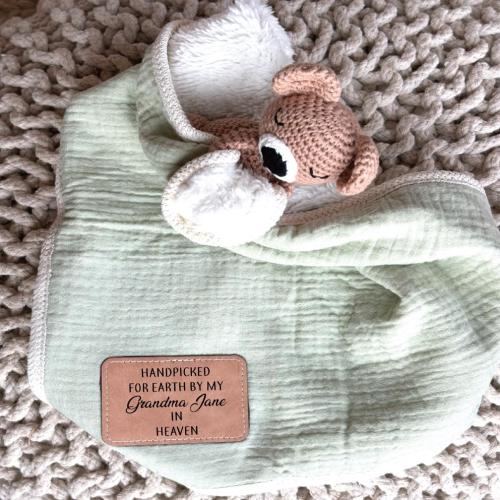 Memorial Baby Gift, Handpicked for Earth By Grandma In Heaven, Guardian Angel Gift, Grandmother, Grandfather, Brother, Sister, Aunt, Uncle