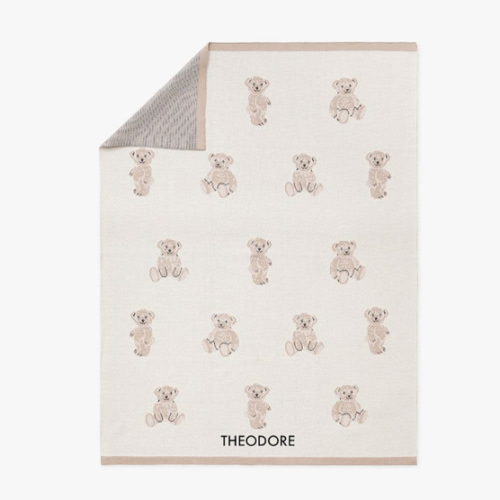 St. Jude Teddy Bear Intarsia Baby Blanket