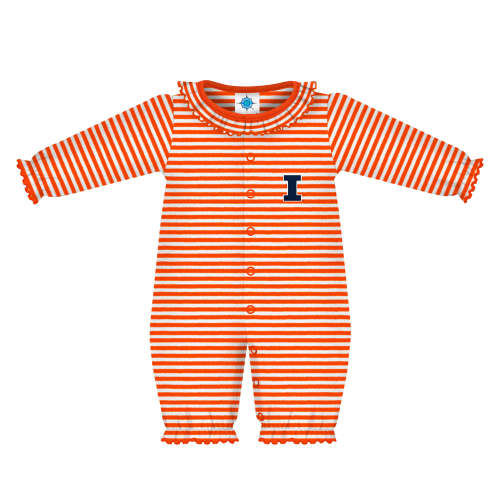 Illinois Fighting Illini Ruffle Stripe Convertible | College Baby