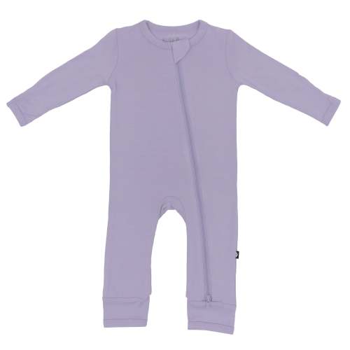 Zippered Romper in Taro | Romper Pajamas | Kyte Baby