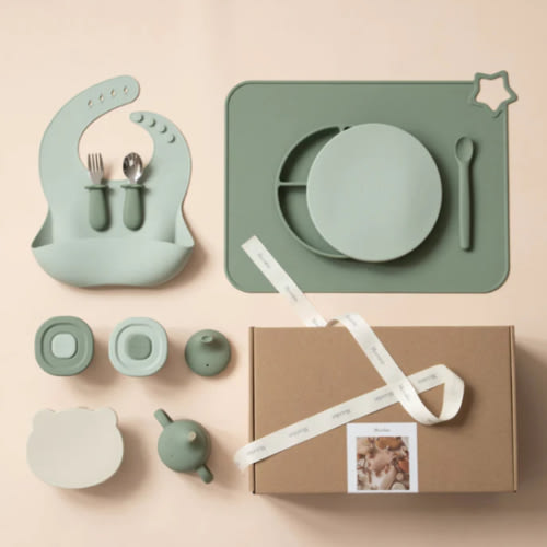 First Bites Gift Set (Sage/Mint)