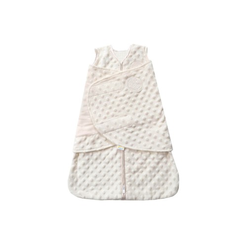 Plush Dots Velboa 3.0 TOG Sleepsack Swaddle, 3-Way Adjustable Wearable Blanket