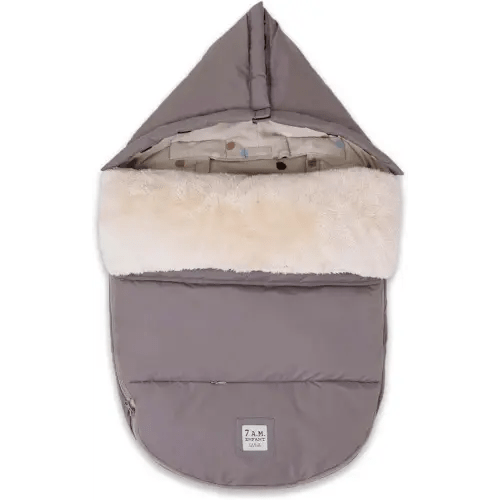 7AM Enfant Universal Stroller Footmuff - Water Repellent Winter Bunting Bag for Strollers & Car Seats, Soft Micro-Fleece & Plush Lined Stroller Footmuff for Baby Boy & Girl | PlushPOD