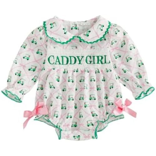 Amnnchya Baby Girl Christmas Outfit Peter Pan Collar Plaid Romper Newborn Thanksgiving Outfits Infant Halloween Clothes