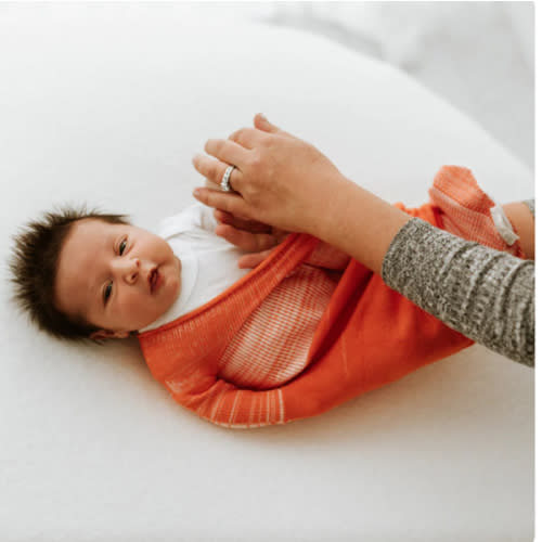 Orange Swaddle Sleep Sack - Small ( 6-12 pounds)