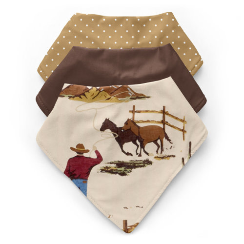 Sweet Jojo Designs Wild West Fabric Bandana Baby Bibs by Sweet Jojo Designs | Wayfair