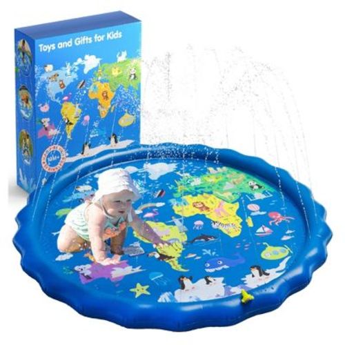Magifire Sprinkler Splash Pad for Toddlers 1-3, 59 In., Water Toys for Baby, Dogs, Kids, Toddler Summer Toys Ideal for Playtime