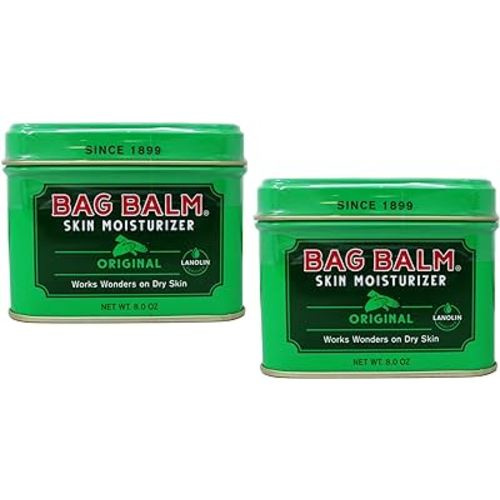 Bag Balm Vermonts Original Moisturizing And Softening Ointment, 8 Ounce (2 Pack)