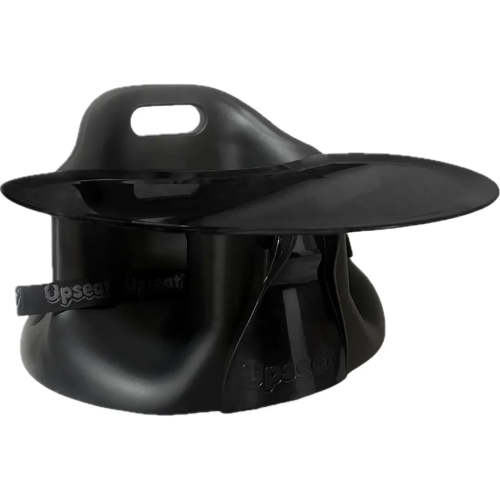 Upseat Baby Floor & Booster Seat with Tray - Black