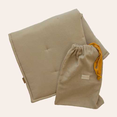 Padded baby play mat made of muslin, soft cotton baby play mat, play mat for babies, Gift for newborns