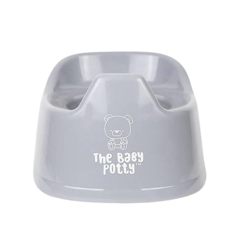 The Baby Potty - Mini Potty | Early Potty Training | Elimination Communication | Portable & Lightweight | Promote Independence | Child Training Toilet (Gray)
