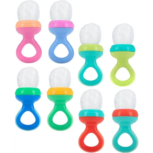 Nuby Nibbler Mesh First Soft Foods Feeder, 2pk, Colors May Vary