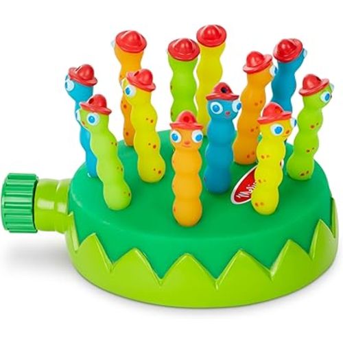 Melissa & Doug Sunny Patch Splash Patrol Sprinkler Toy With Hose Attachment