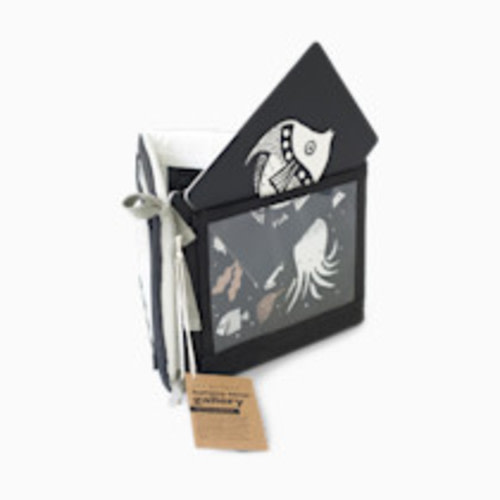 Wee Gallery Tummy Time Gallery with Mirror - Black And White