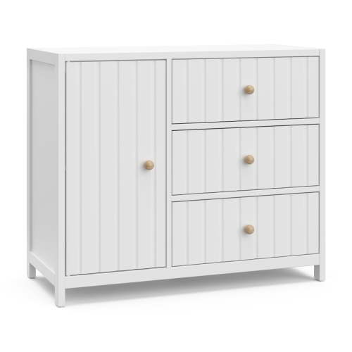 Graco Teddi 3 Drawer Nursery Combo Dresser, White