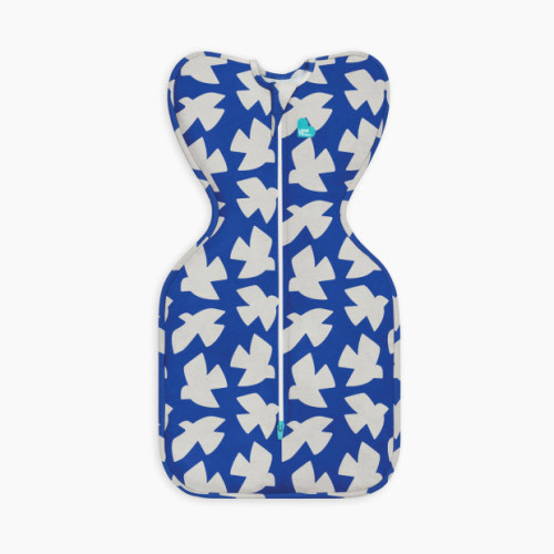 Love to Dream Swaddle Up Original 1.0 TOG - Cobalt -Paper Birds, Medium