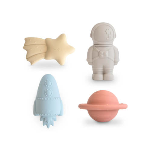 Space Mold Free Bath Play Set - 4 Pack