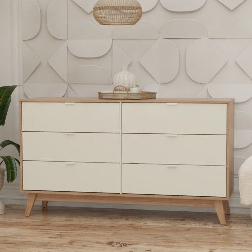 George Oliver Fulden 6-Drawer Dresser - Modern Design for Your Bedroom & Reviews | Wayfair