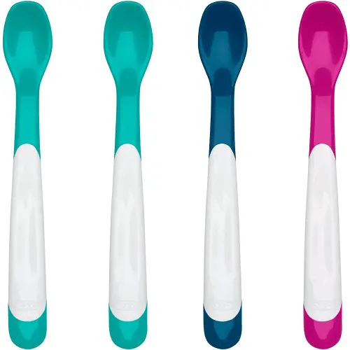 OXO Tot Infant Feeding Spoon, Multipack , 4 Count (Pack of 1)