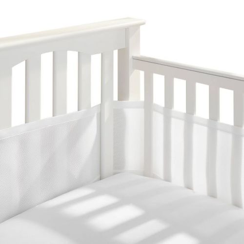Halo Innovations Breathable Mesh Crib Liner, Full Size Crib - Classic, White