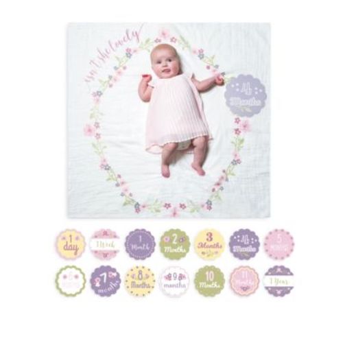 Isn't She Lovely Baby Blanket & Age Cards Set