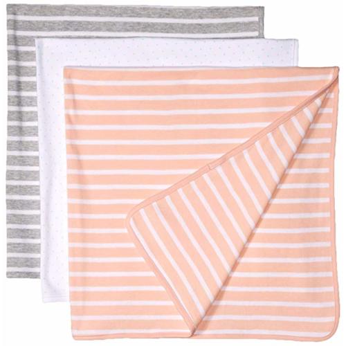 Amazon Essentials Baby 3-Pack Swaddle Blankets