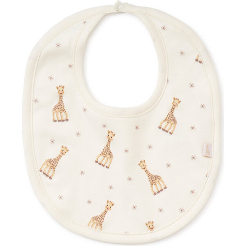 Sophie La Girafe Bib, Ecru - Kissy Kissy Bibs | Maisonette
