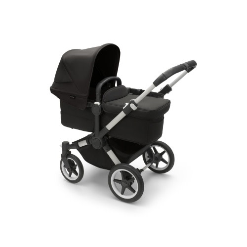 Bugaboo Donkey 5 Mono Stroller with Bassinet, Alu/ Midnight Black