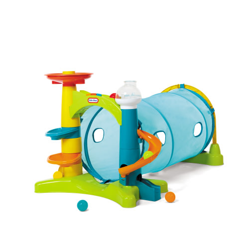 Little Tikes Learn & Play? 2-in-1 Activity Tunnel with Ball Drop, Windows, Silly Sounds, and Music for Kids Ages 1 - 3