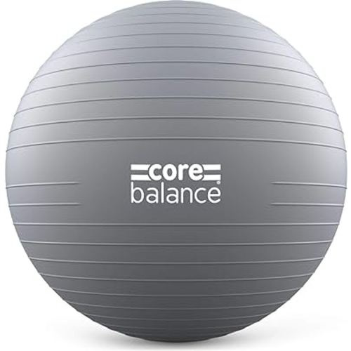 Exercise Ball for Workouts, Anti-Burst and Slip Resistant, Swiss Yoga Ball for Pregnancy, Stability, Fitness and Physical Therapy, 4 Sizes, with Pump