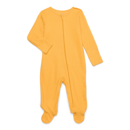Wonder Nation Baby Boys or Girls Zip Front Footed Pajamas, Sizes Preemie-6/9 Months