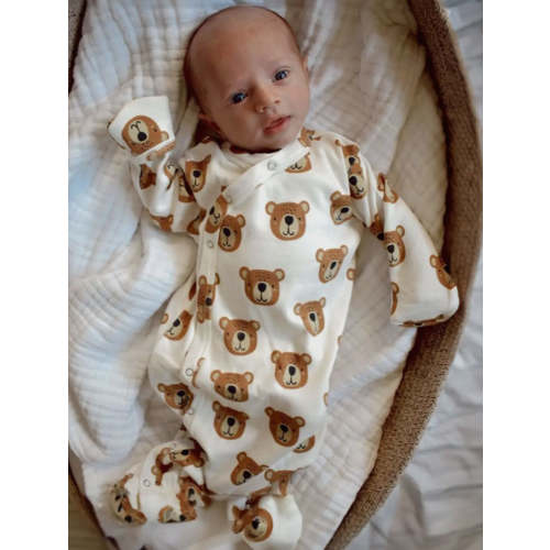 baby bear organic gown