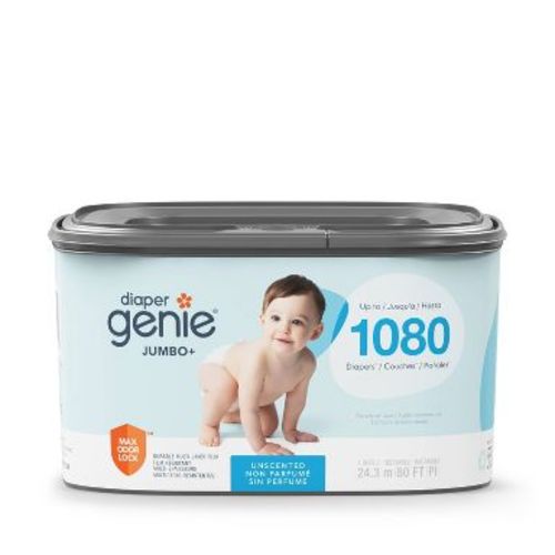 Diaper Genie Jumbo Square Disposal Bag Refill - 1080ct
