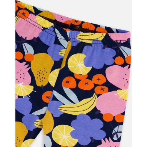 Capri Leggings, Fruits and Flowers - Deux par Deux | Maisonette