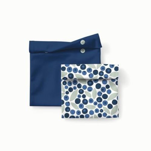 Esembly Snack + Sammy Pouches, Waterproof Reusable Food Storage Bags, Peek-a-bear