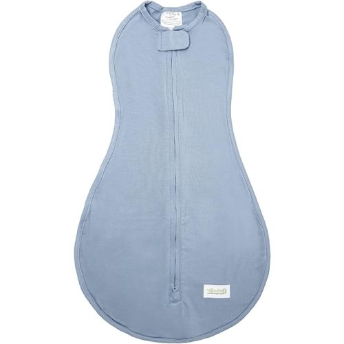 Woombie The Tencil Baby Swaddling Blanket - Ultra Soft, Soothing Eucalyptus Fiber Baby Swaddle - Wearable Baby Blanket - Celestial Blue, 5-13lbs