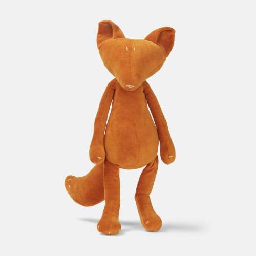 Arthus the fox plush toy: premium handmade companion for young and old alike