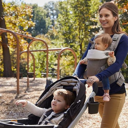 Graco Cradle Me 4 in 1 Baby Carrier | Includes Newborn Mode with No Insert Needed, Black Onyx