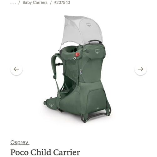Osprey Poco Child Carrier | REI Co-op