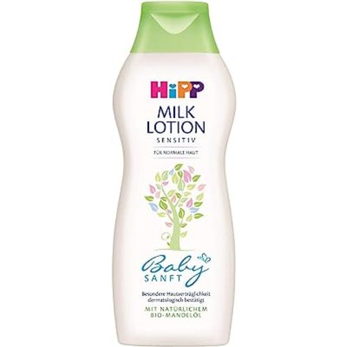 HiPP Baby Gentle Milk Lotion with organic almond oil
