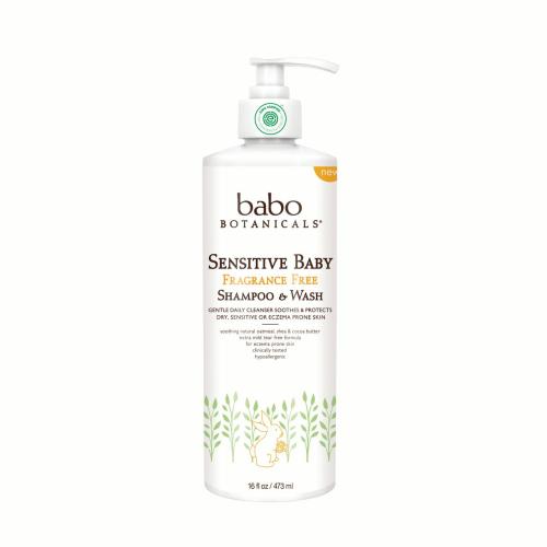 Sensitive Baby Fragrance Free Shampoo & Wash (Family Size)