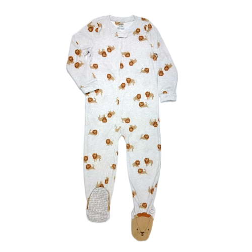 Carter's Toddler Soft Fleece Lion Print Footed Pajama Sleeper, Size 5T