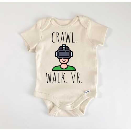 virtual reality onesie®, virtual reality baby gift, vr onesie®, vr baby gift, vr baby clothes, video game onesie®, gamer onesie®, gamer baby