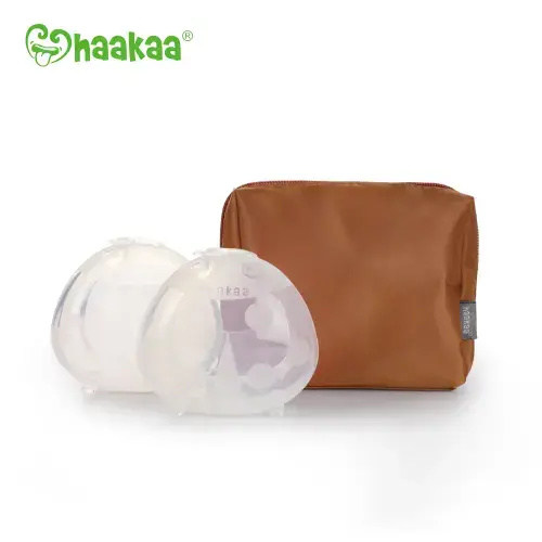 Haakaa Ladybug Silicone Milk Collector 2.5 oz/75 ml 2pk