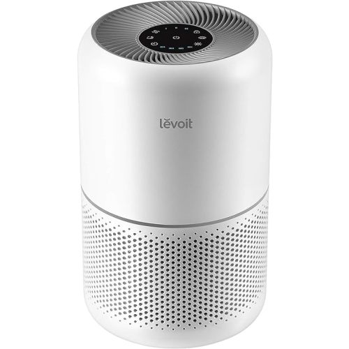 LEVOIT Air Purifier for Home Allergies Pets Hair in Bedroom, Covers Up to 1095 Sq.Foot Powered by 45W High Torque Motor, 3-in-1 Filter, Remove Dust Smoke Pollutants Odor, Core 300 / Core300-P, White - Basic Purifier