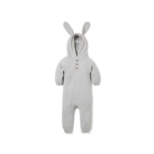 Boy's The Bunny Ear Hooded One-Piece - Baby