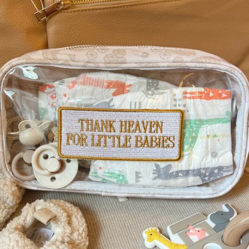 Thank Heaven - Medium Clear Bag – KenzKustomz