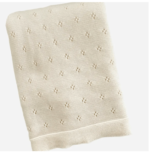 Cotton Heirloom Pique Blanket